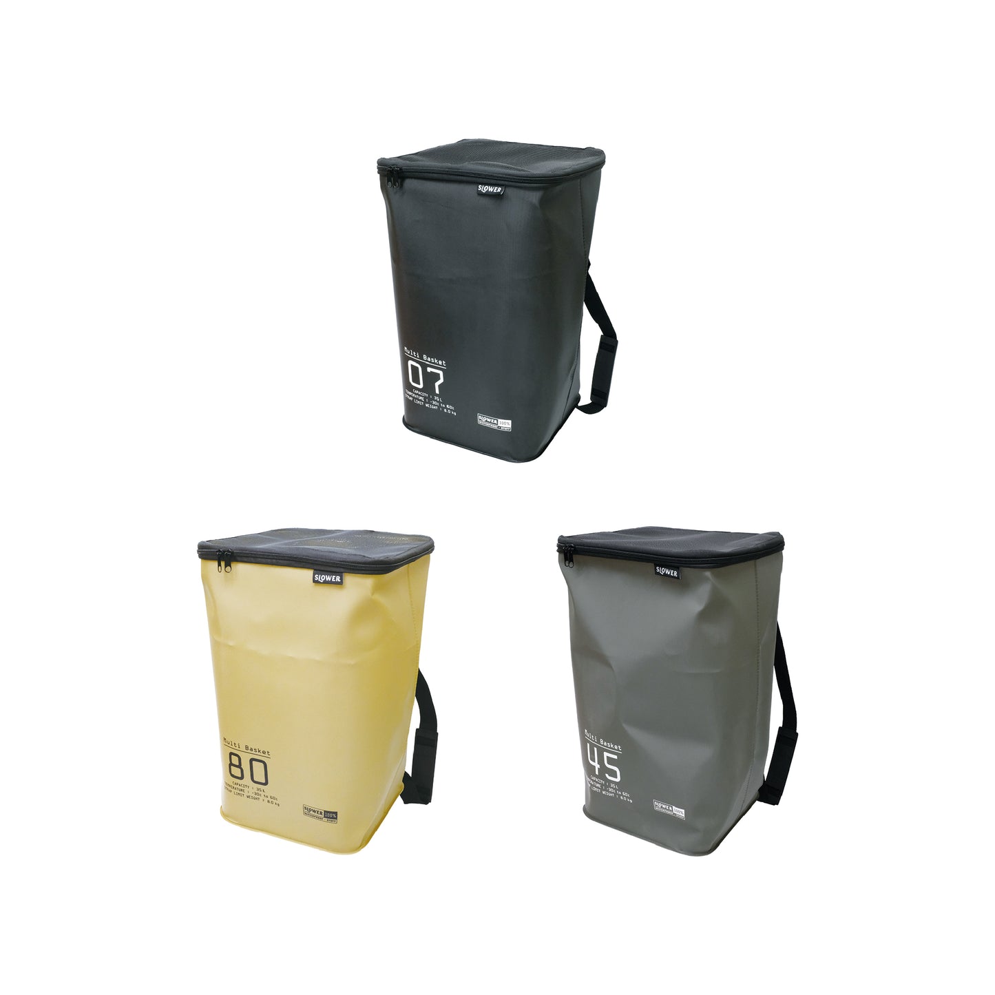 HANG STOCK MULTI BASKET 折疊防水收納桶 - 35L