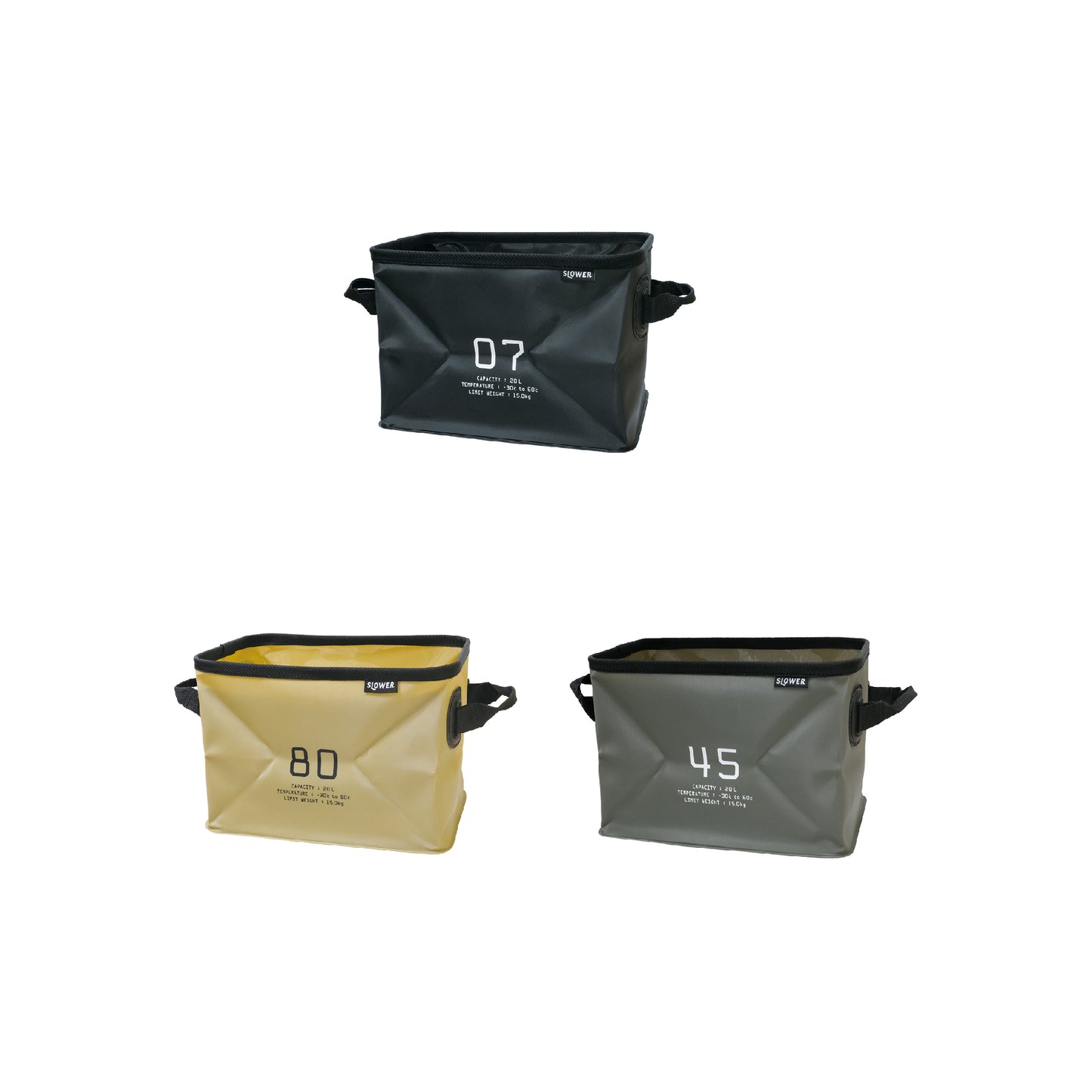 HANG STOCK STORAGE 折疊防水收納提籃 - 20 L