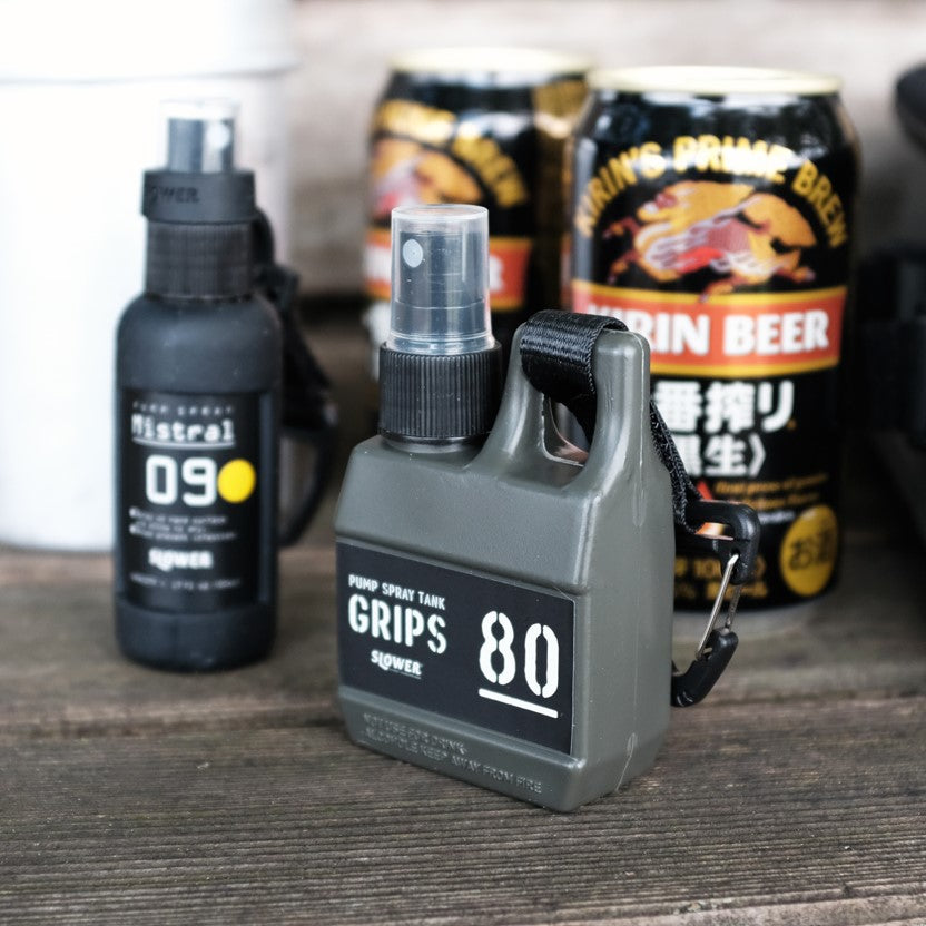 PUMP SPRAY TANK GRIPS 軍風隨身噴霧瓶 80ml