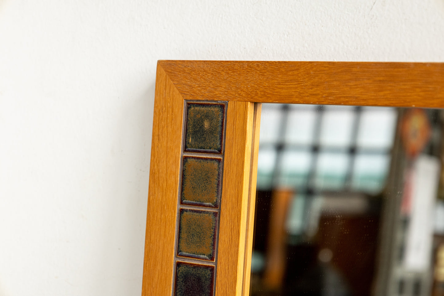 丹麥 橡木 磁磚 玄關鏡 OLDANMARK