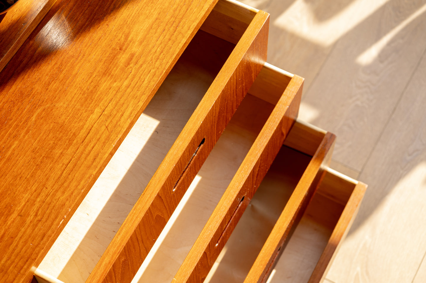 丹麥 柚木 開放式 層架 儲物櫃 OLDANMARK