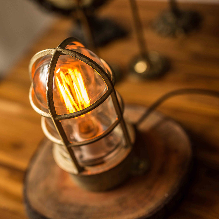 Copper table lamp (short)