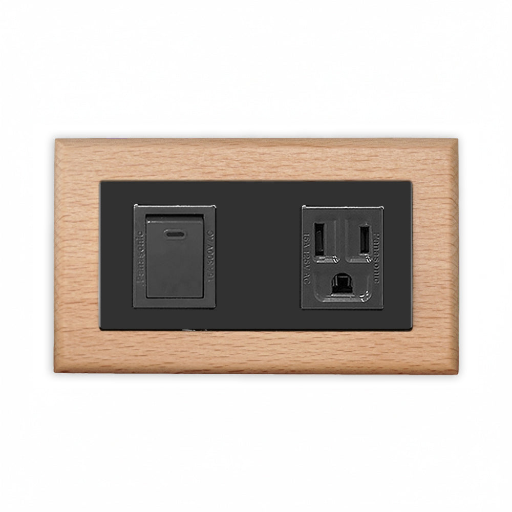 Solid beech wood-thin frame-Japanese style panel