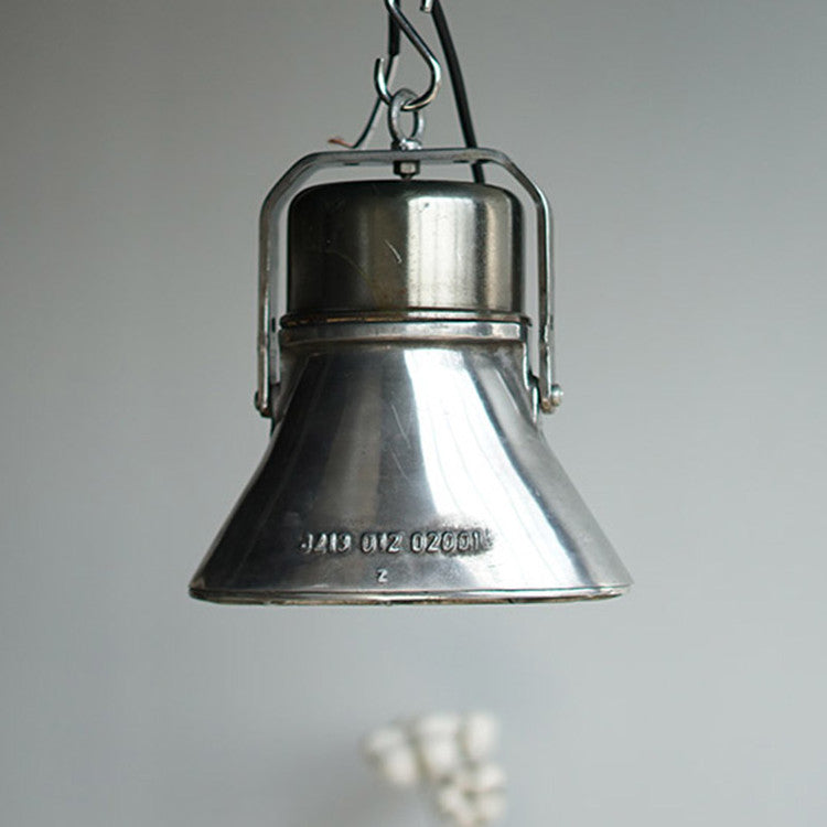 Cast aluminum cowbell chandelier