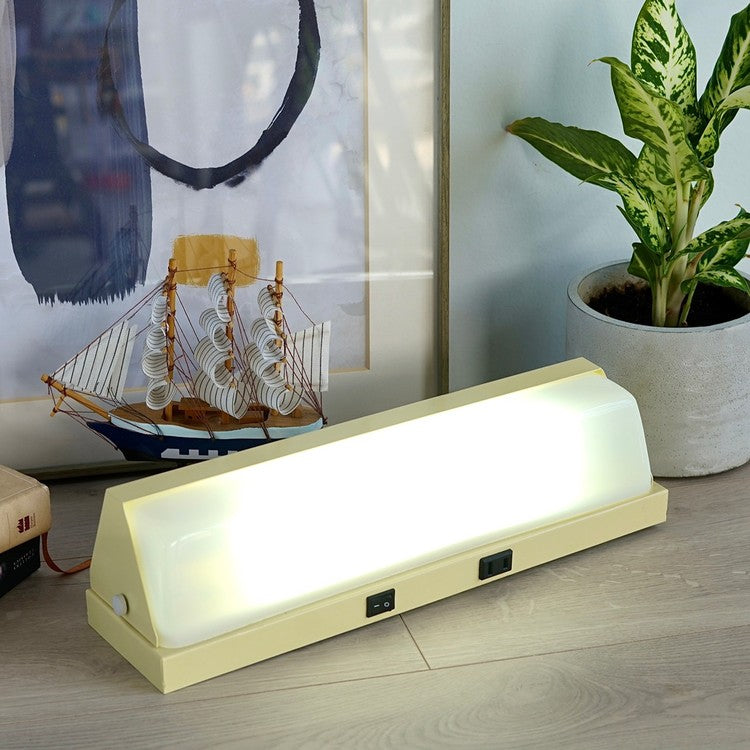 Retro Triangular Fluorescent Lamp#Black