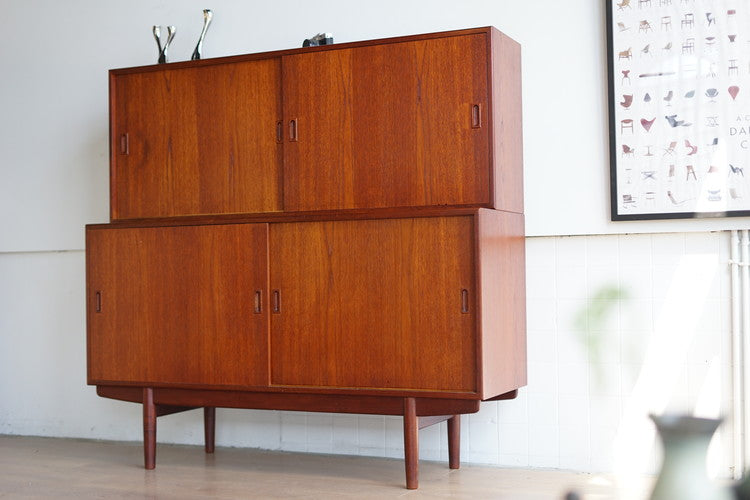 Børge Mogensen ''MODEL 160'' 柚木 雙層邊櫃