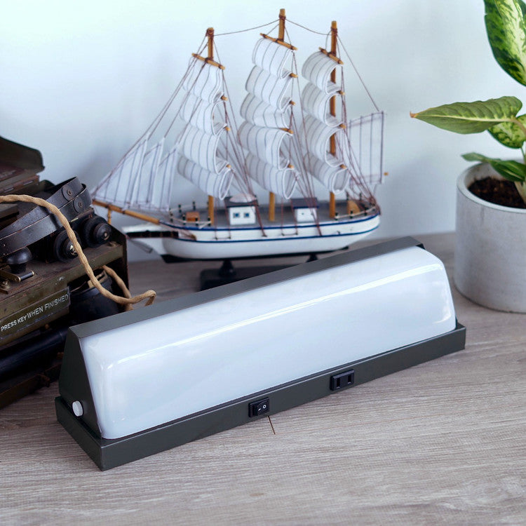 Retro Triangular Fluorescent Lamp#Black