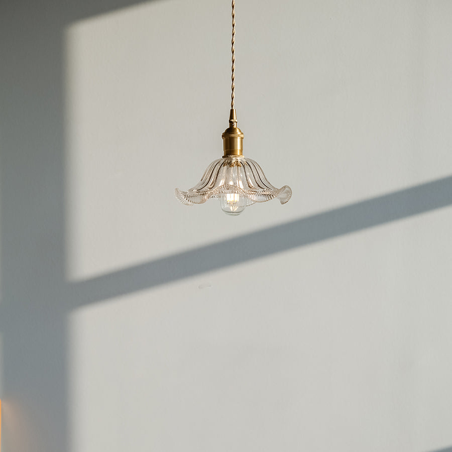 古典玻璃 吊燈-水晶花 #2色