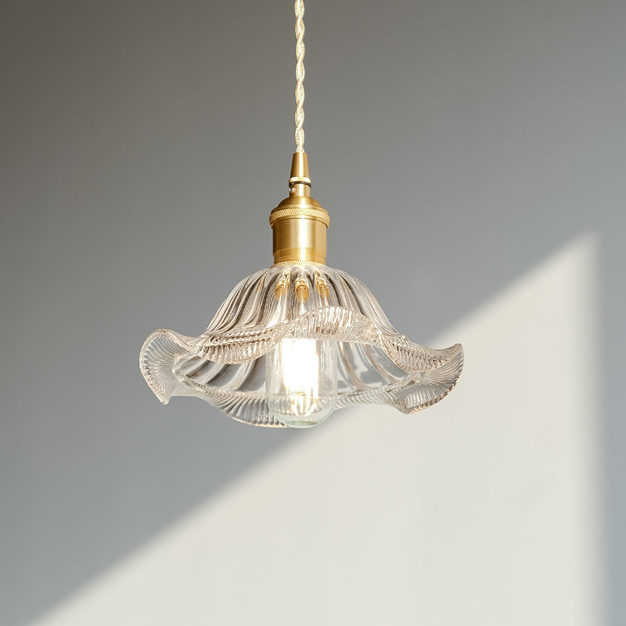 古典玻璃 吊燈-水晶花 #2色