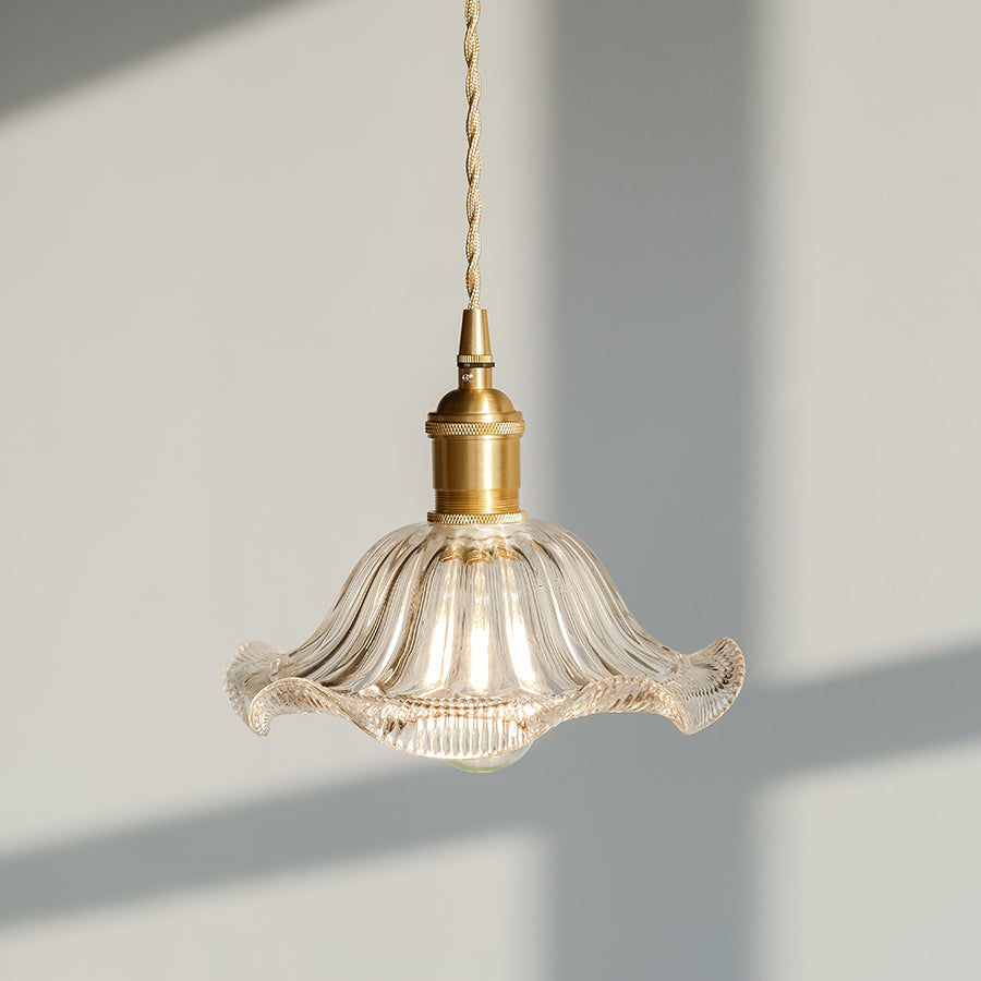 古典玻璃 吊燈-水晶花 #2色