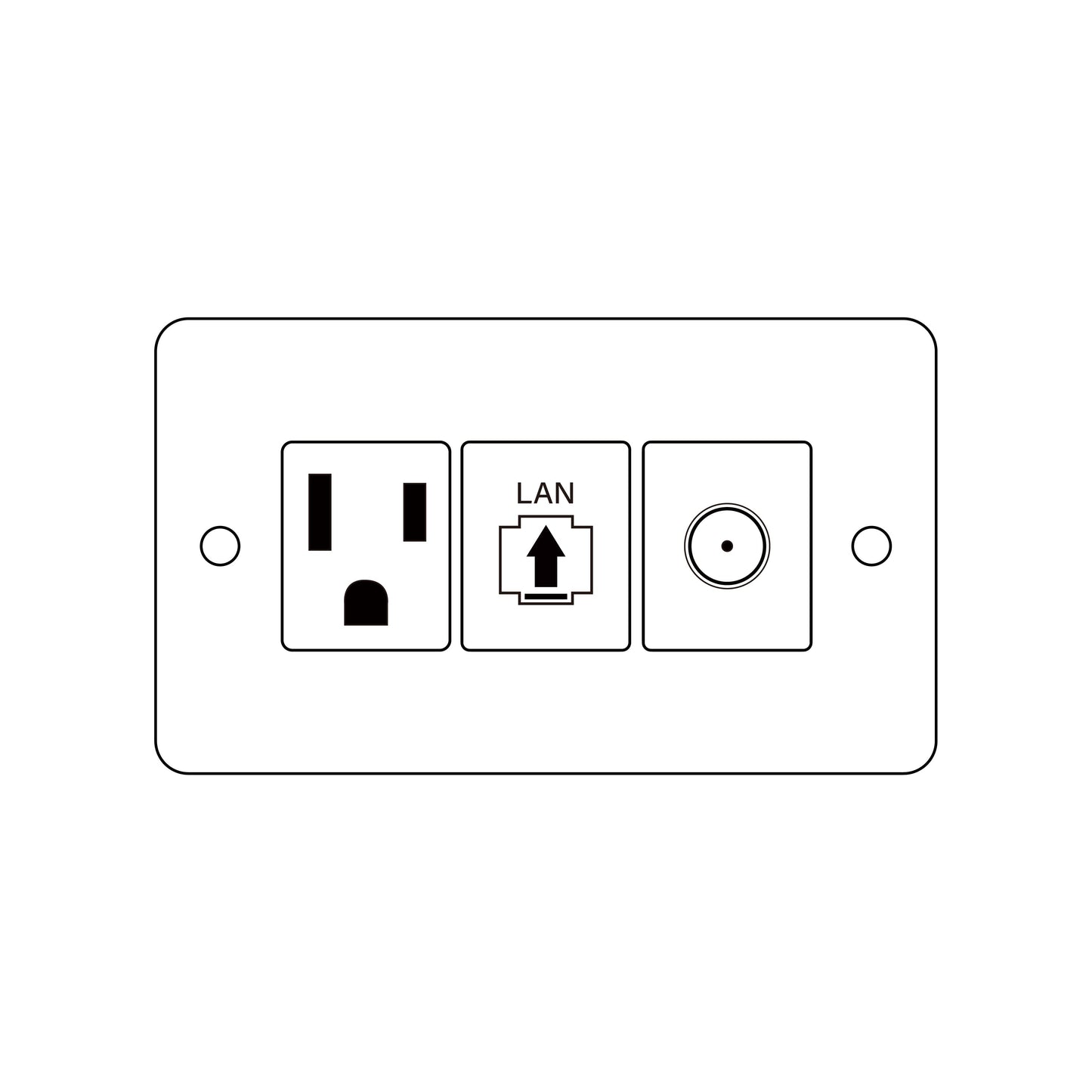 Brass switch panel-Japanese style
