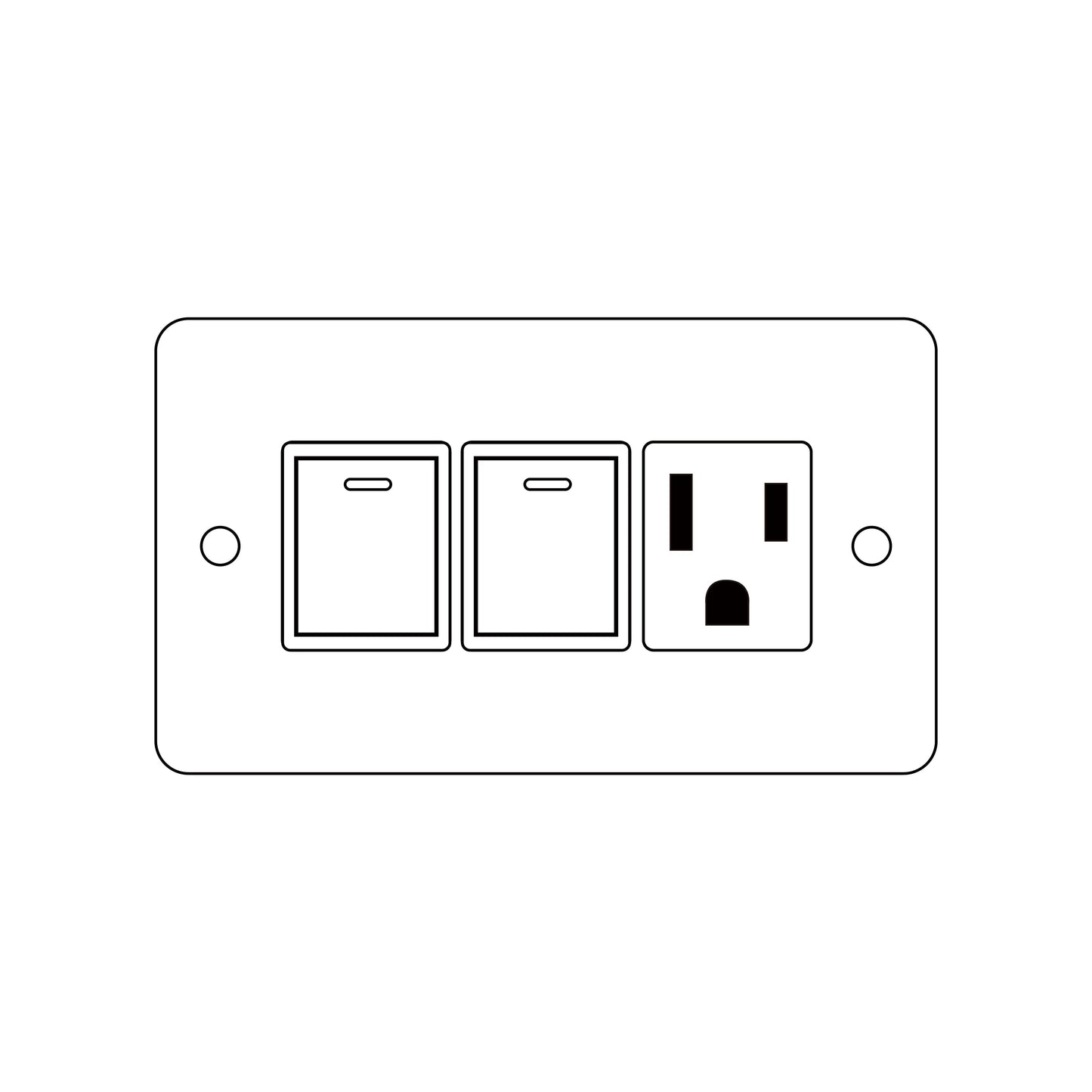 Brass switch panel-Japanese style