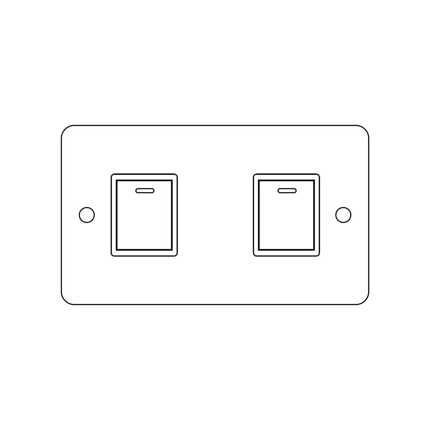 Brass switch panel-Japanese style