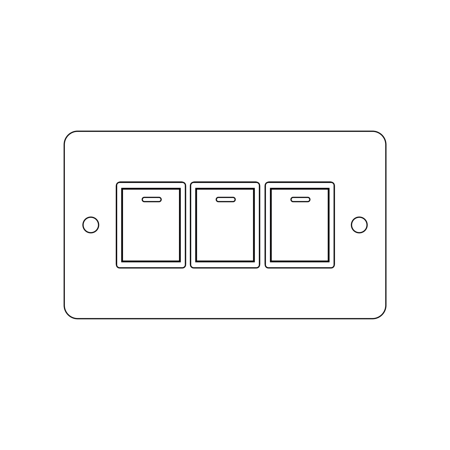 Brass switch panel-Japanese style