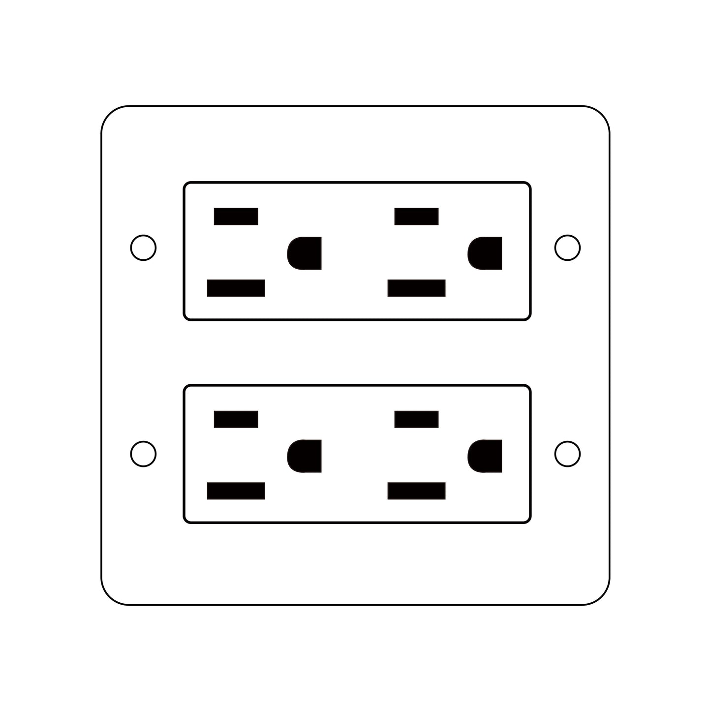 Brass switch panel-Japanese style