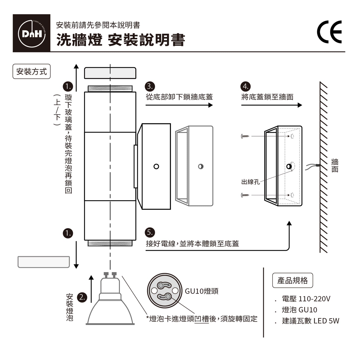 Single-Sided Wall washer #Bronze