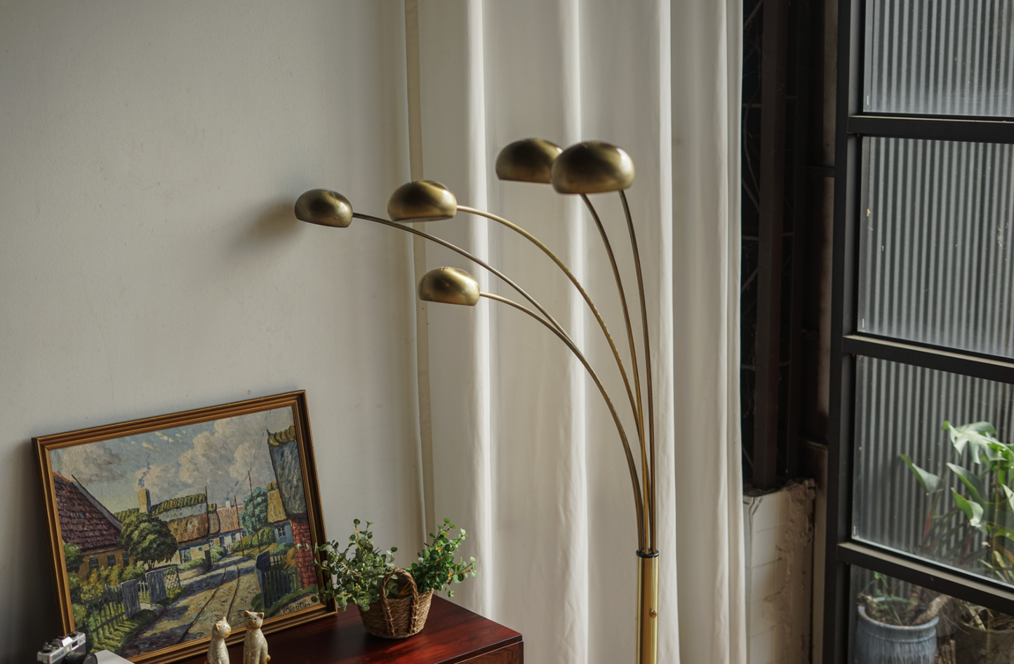 5-Arm Floor Lamp 立燈 #霧金