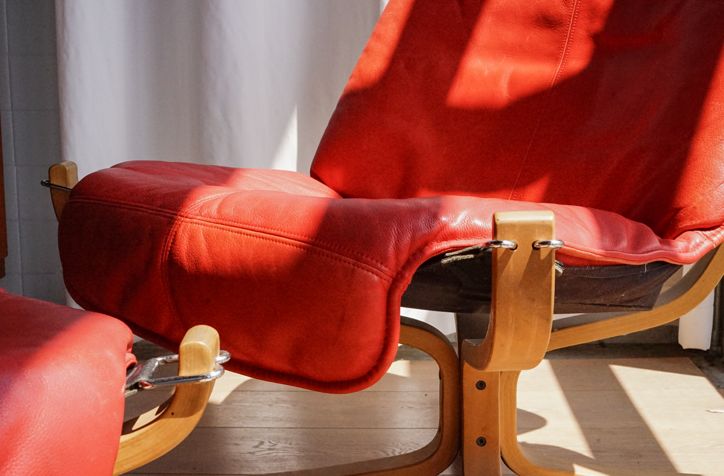 Falcon chair 獵鷹 古典紅皮革 椅凳組