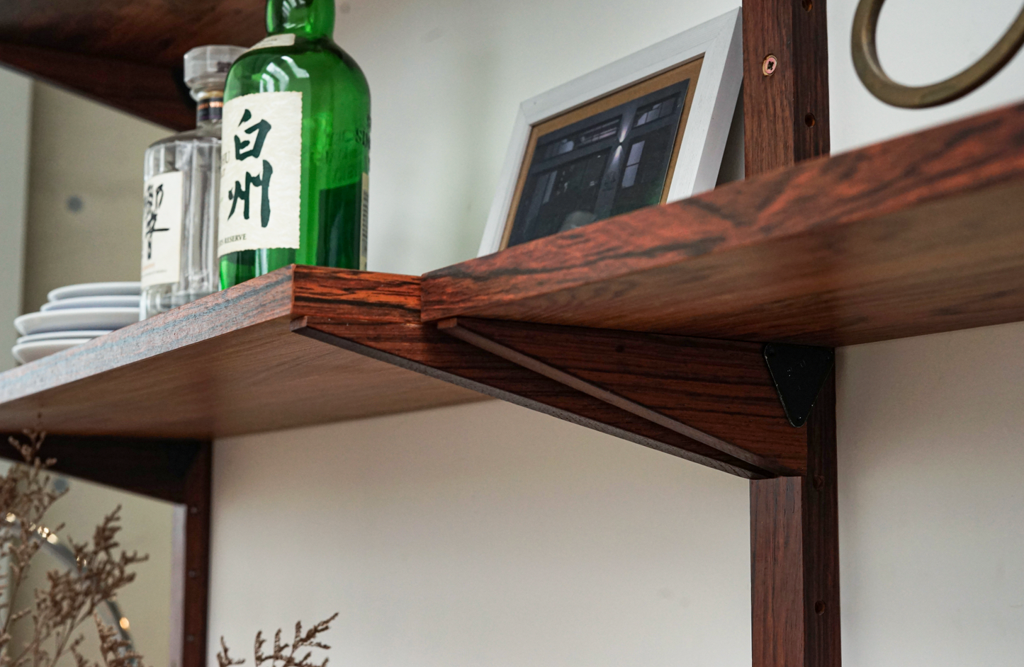 丹麥 PS Systems 玫瑰木 典雅 壁掛系統櫃