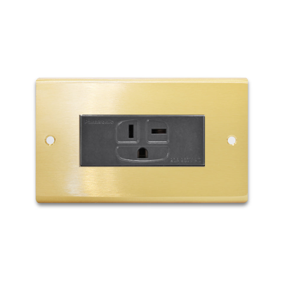 Brass switch panel-Japanese style