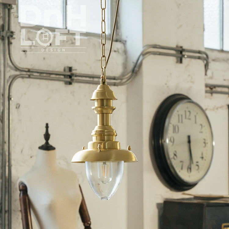 Brass castle chandelier (bronze)