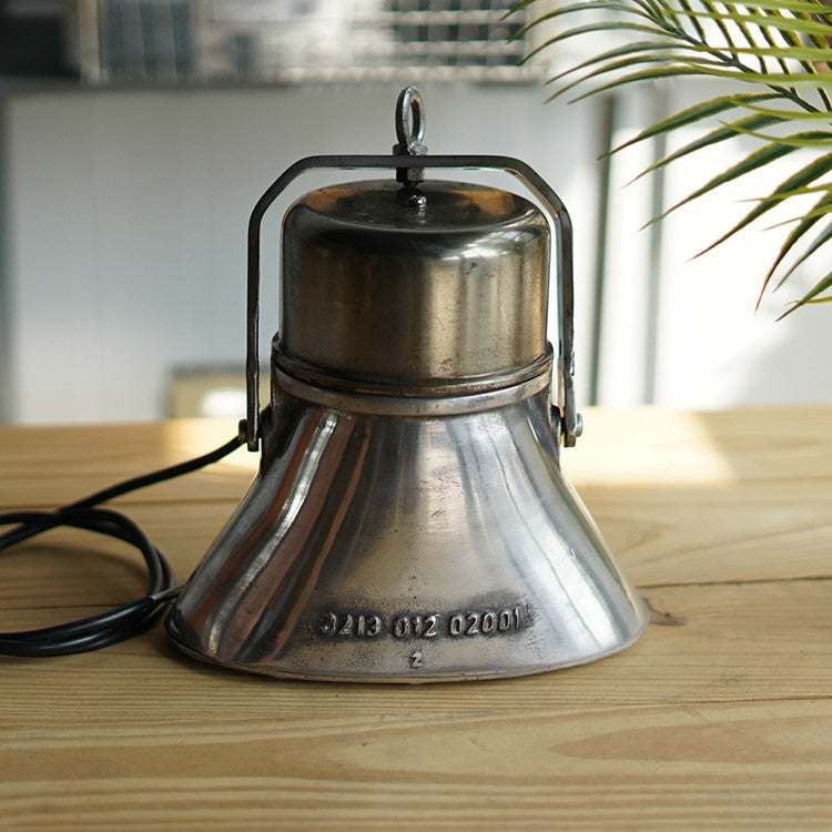 Cast aluminum cowbell chandelier