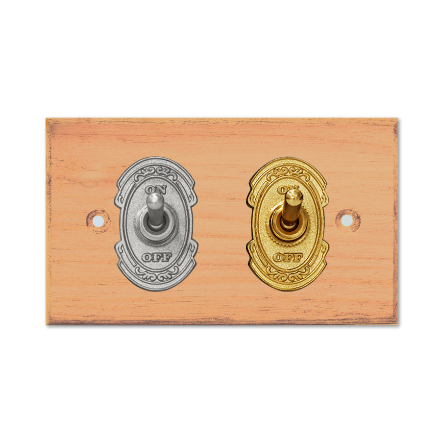 Walnut solid wood panel - replica of the lever