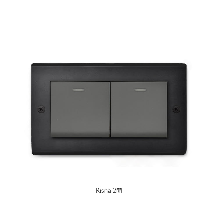 Matt black panel-Glatima, Risna series