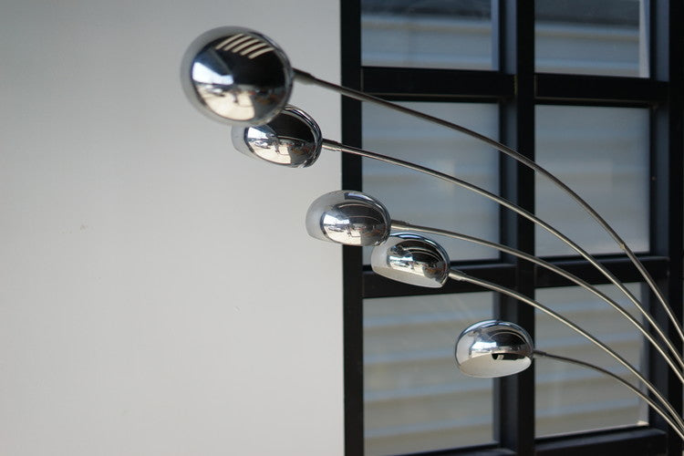 【福利品】5-arm floor lamp 立燈 #銀