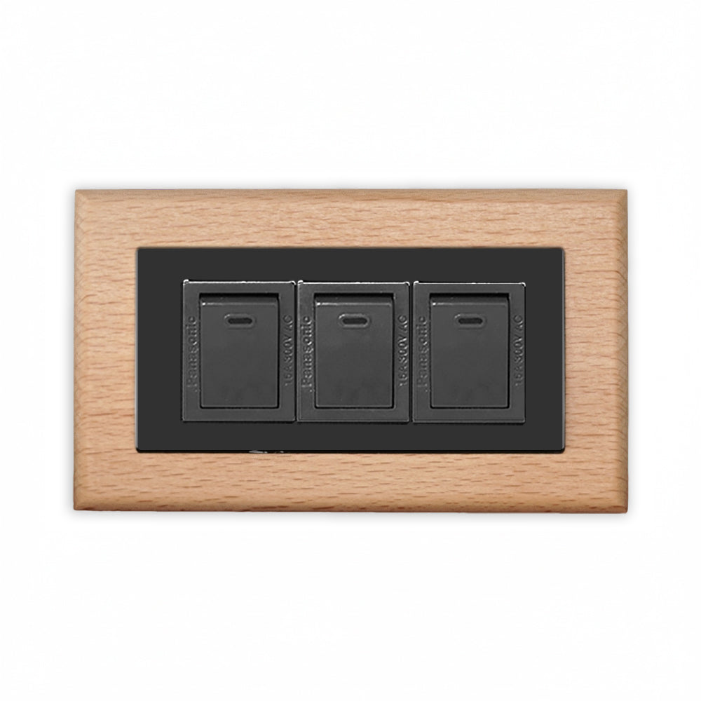 Solid beech wood-thin frame-Japanese style panel