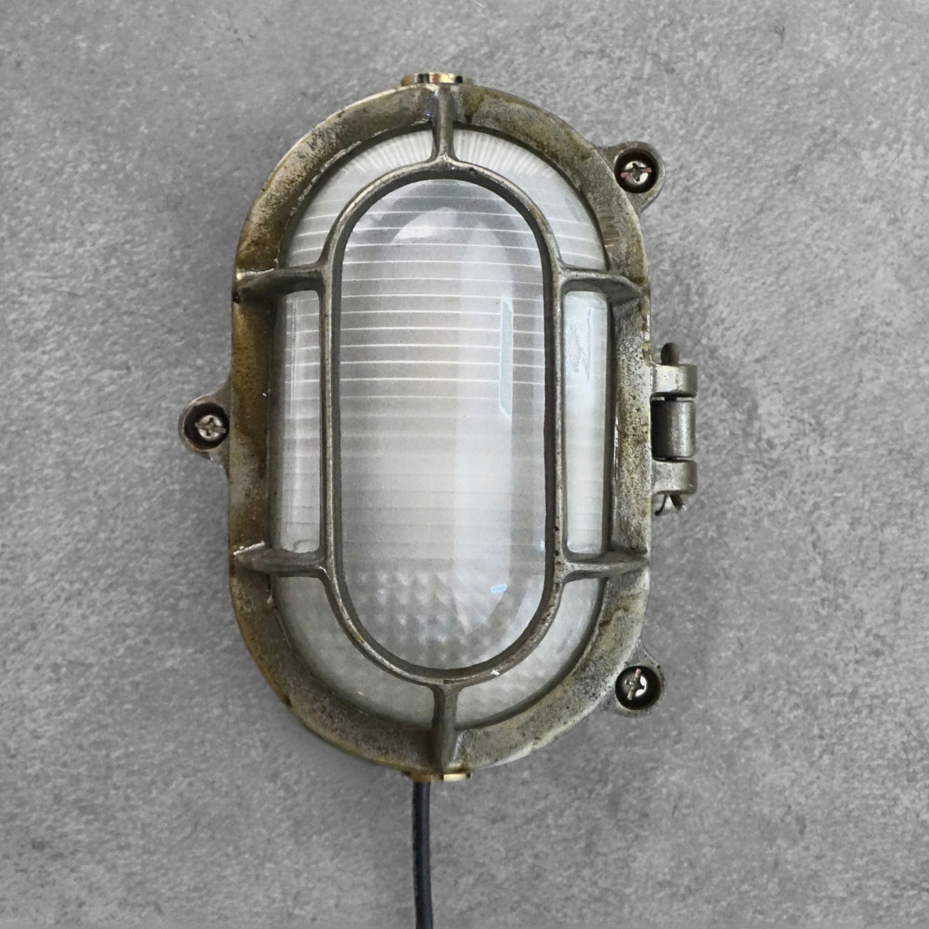 Russian old parts-square explosion-proof wall lamp