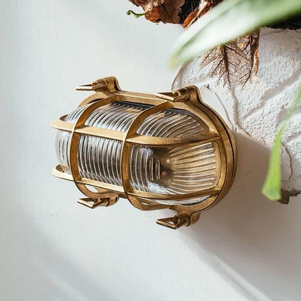 European Brass Wall Lamp-04 #White