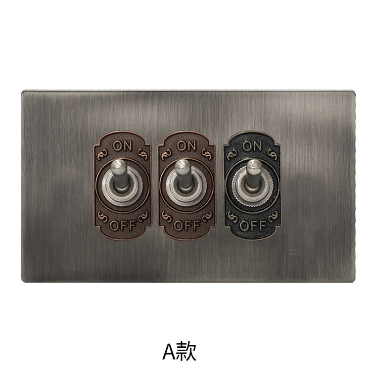 Hairline screwless panel-lever