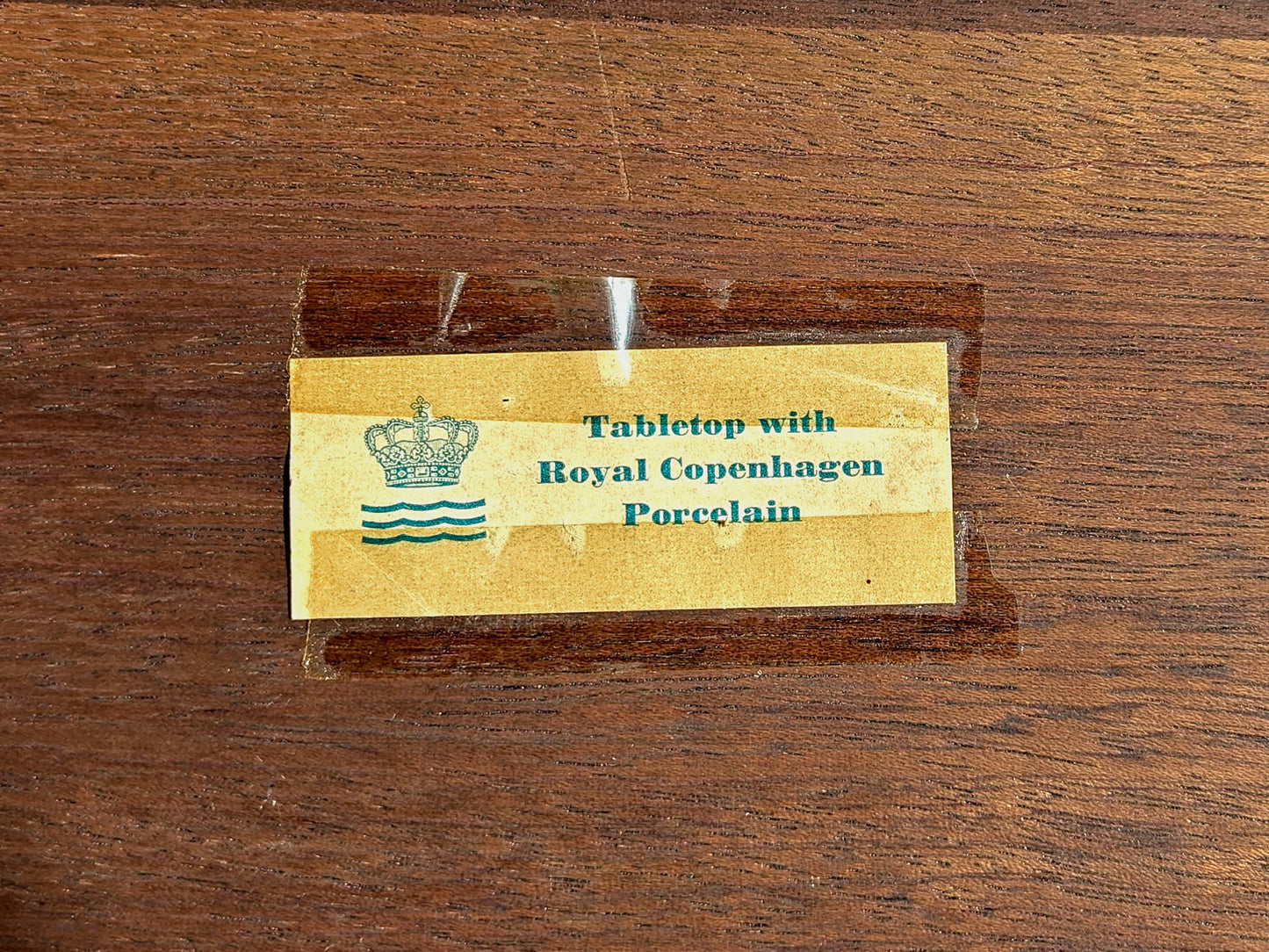 皇家哥本哈根 玫瑰木 瓷磚 三連桌 OLDANMARK