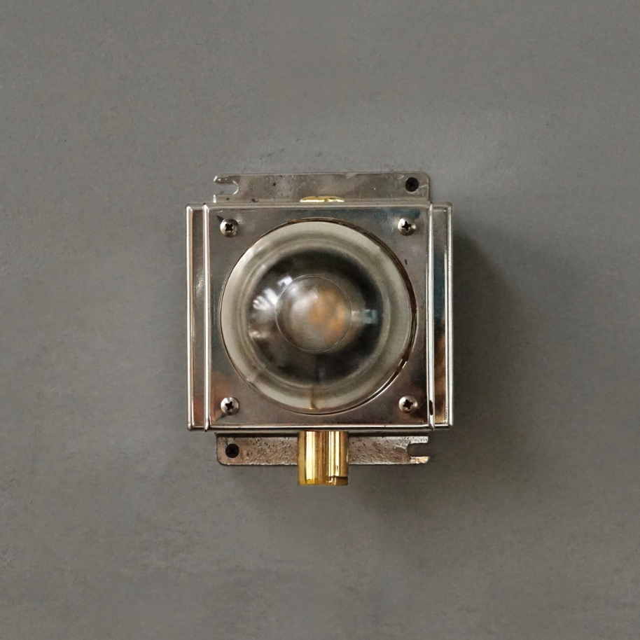 Cast iron upright wall light