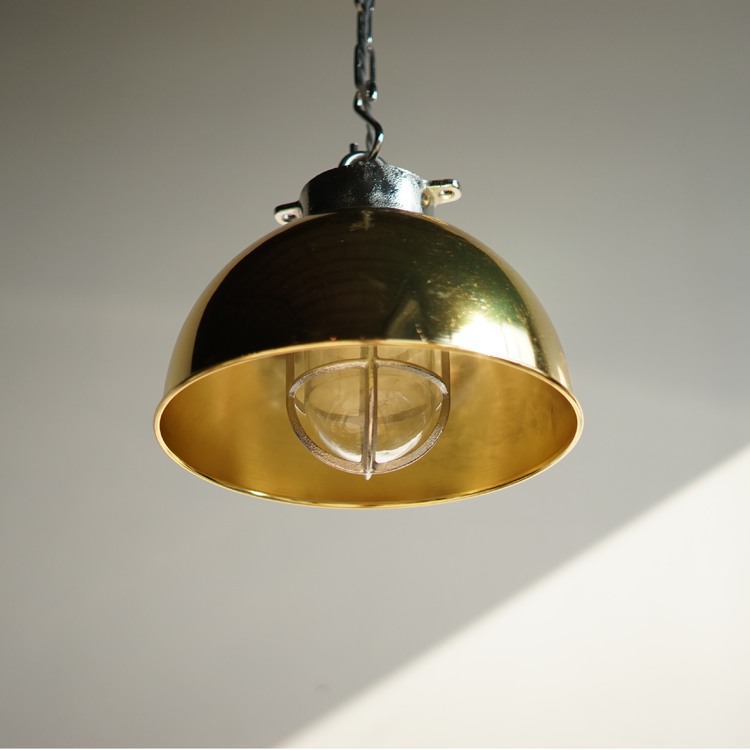 Marine Copper Half Dome Chandelier