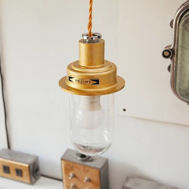 Retro hemp rope chandelier #gold