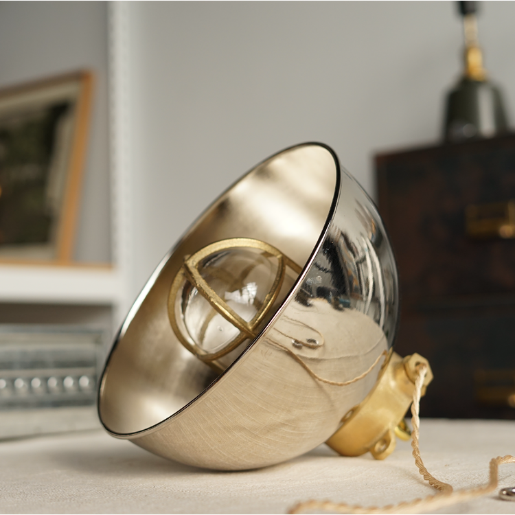 Marine Copper Half Dome Chandelier