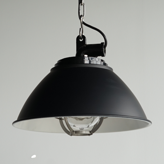 洛克半圓罩吊燈 #黑