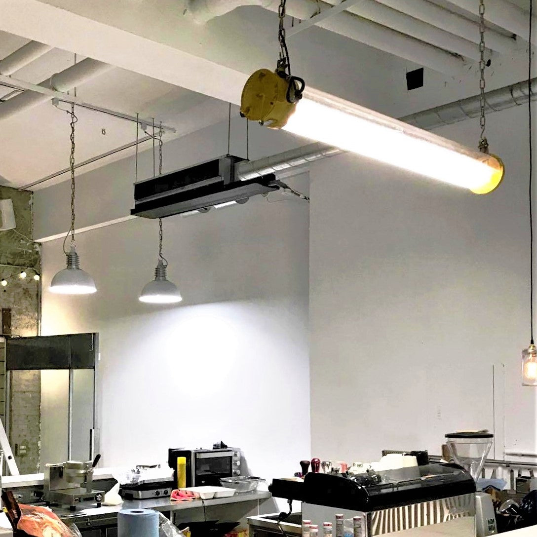 4 feet single tube explosion-proof light #yellow