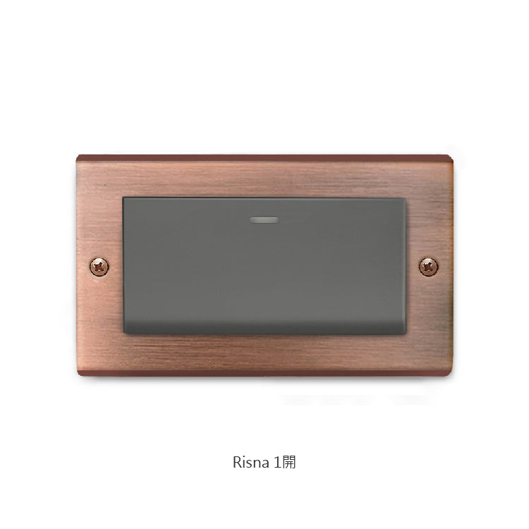 Red bronze panel-Glatima, Risna series
