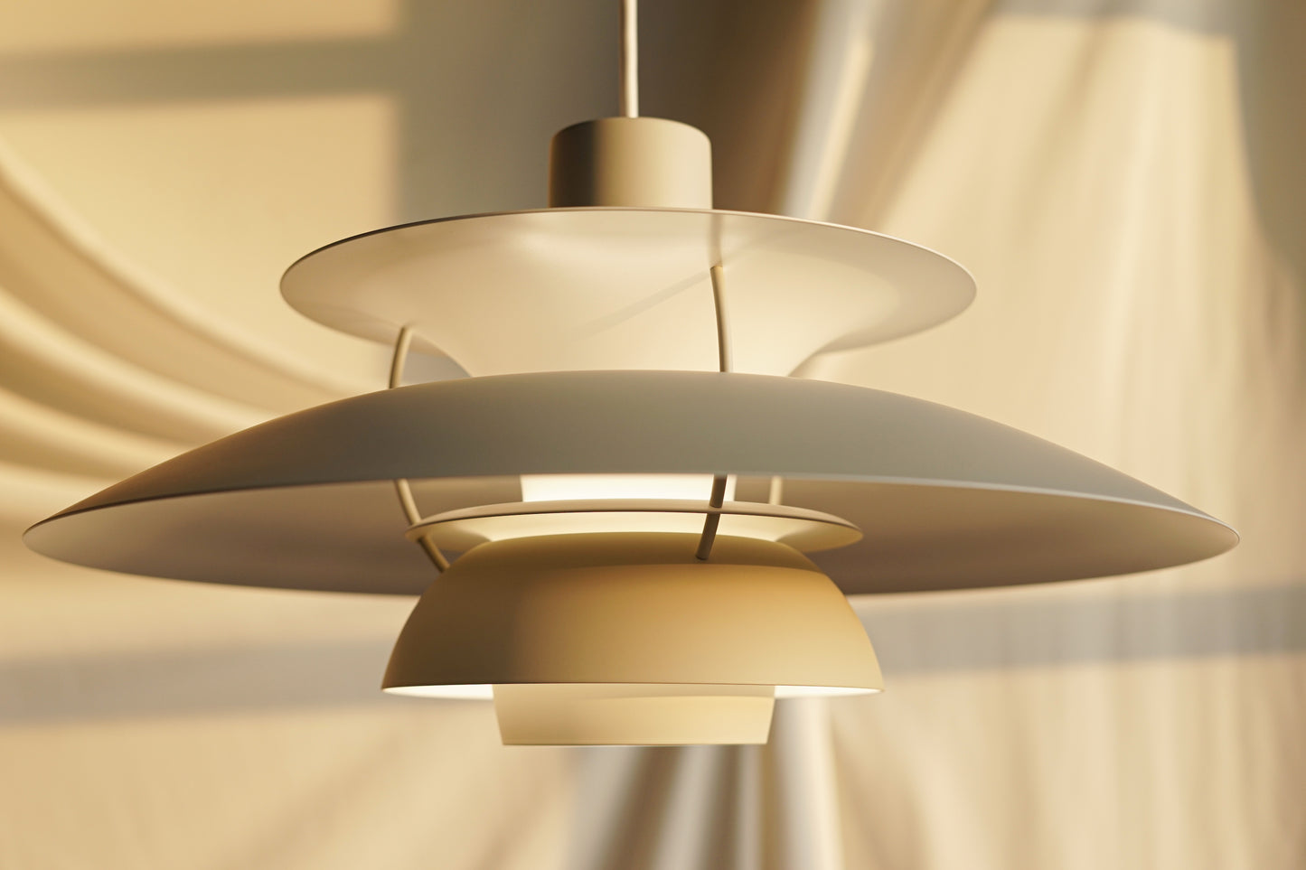 Louis Poulsen PH 5 吊燈 淡錫灰