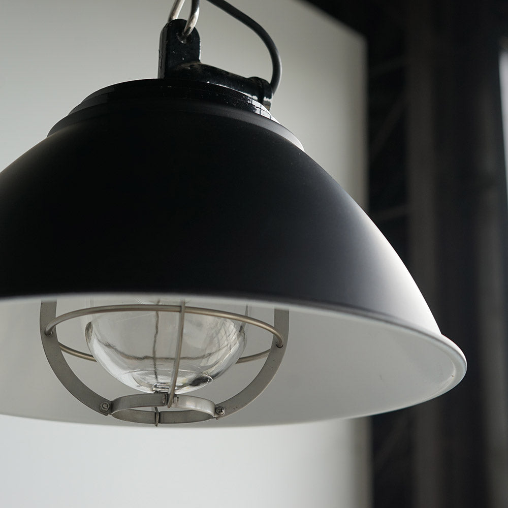 洛克半圓罩吊燈 #黑