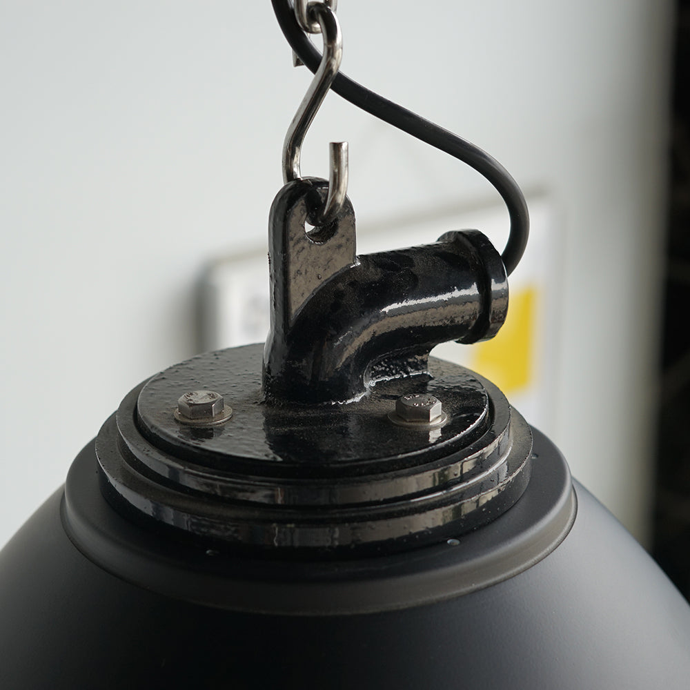 洛克半圓罩吊燈 #黑