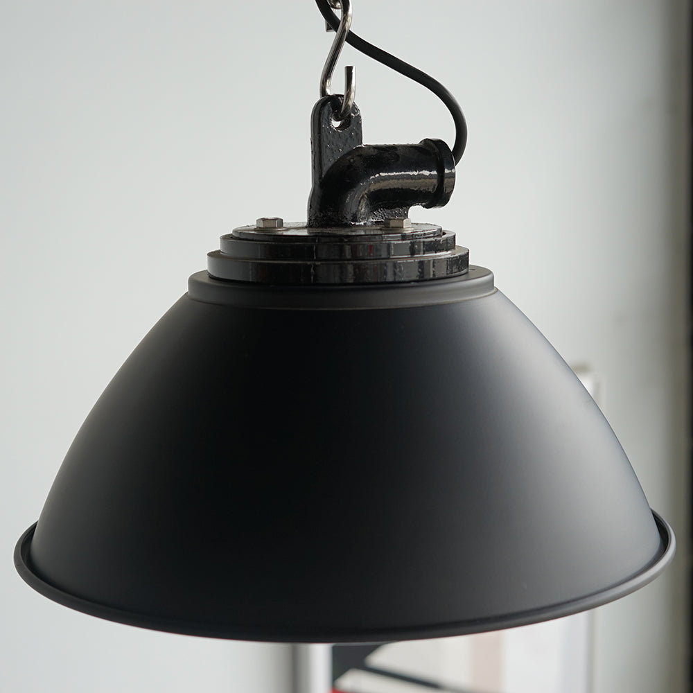 洛克半圓罩吊燈 #黑