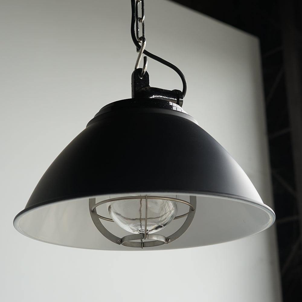 洛克半圓罩吊燈 #黑
