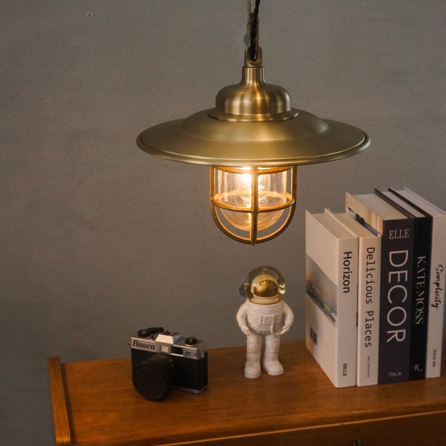 海洋銅吊燈-黃銅 (The Ocean)