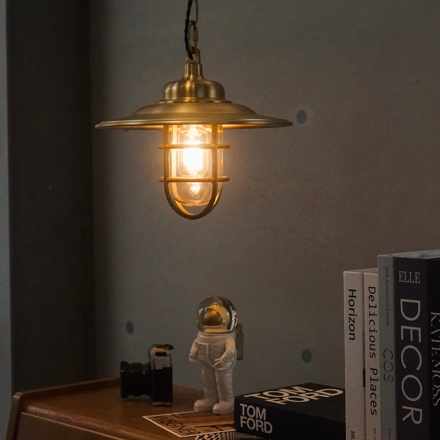 海洋銅吊燈-黃銅 (The Ocean)