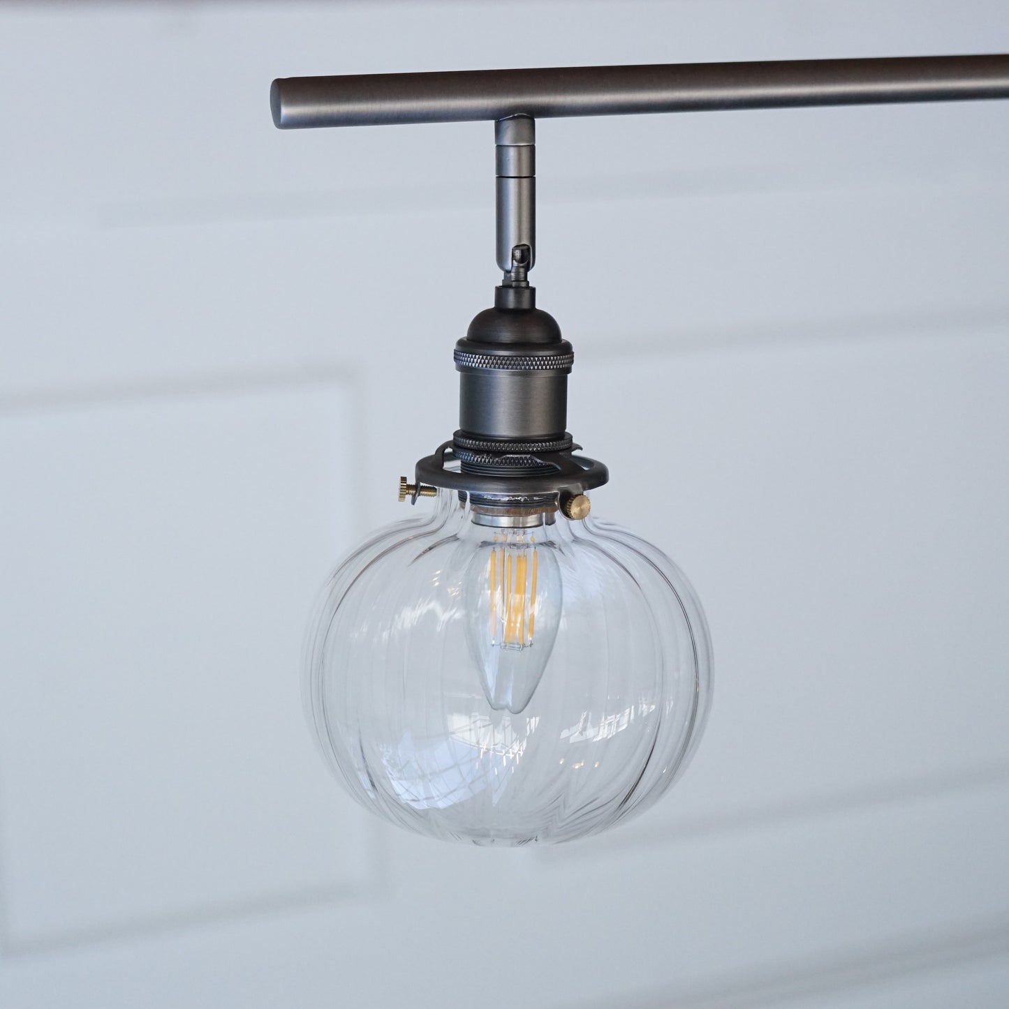 Classic glass ceiling lamp