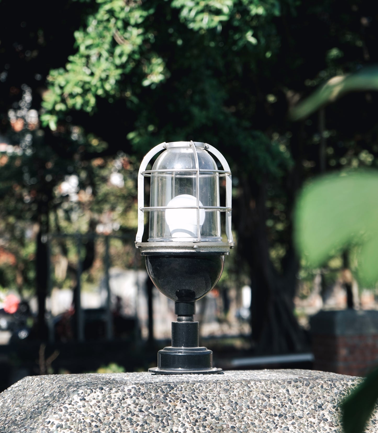 Boat post garden light